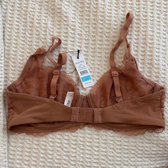 Shade & Shore Lace Bra in Tan - Picture 2 of 3